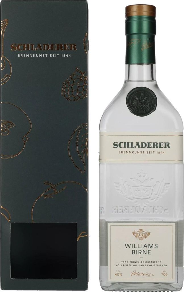 Schladerer Williams Birne 40% Vol. 0,7l en boîte cadeau Image du produit 