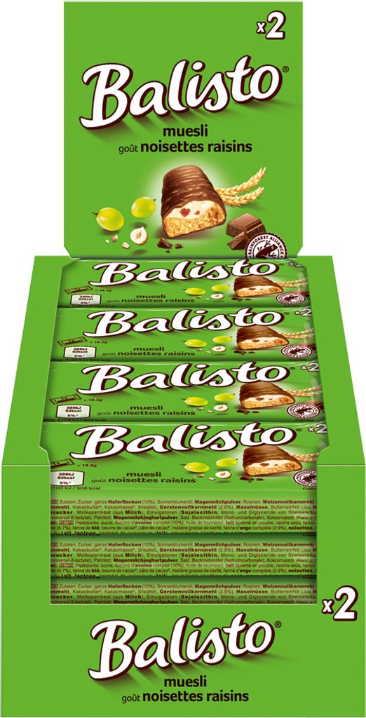 BALISTO Riegel Muesli 6x20x37g