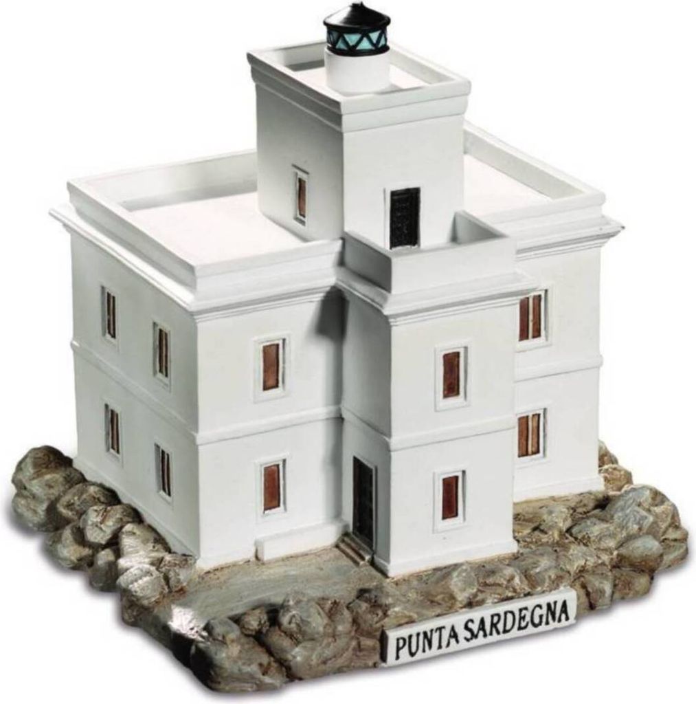 Italienischer Leuchtturm Punta Sardegna 11cm Produktbild 
