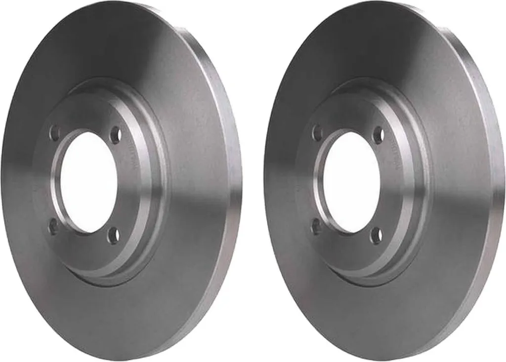 2x Disque de frein HELLA 8DD 355 100-021 pour essieu avant d'origine