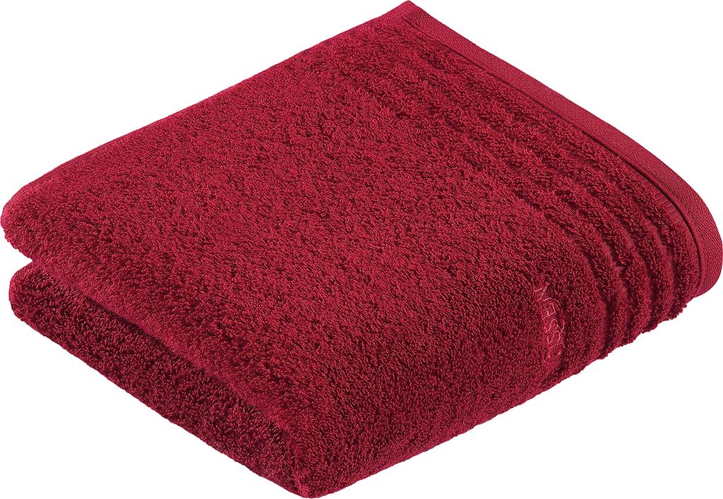 Vossen Handtuch Vienna Style Supersoft Farbe rubin Größe 60x110cm