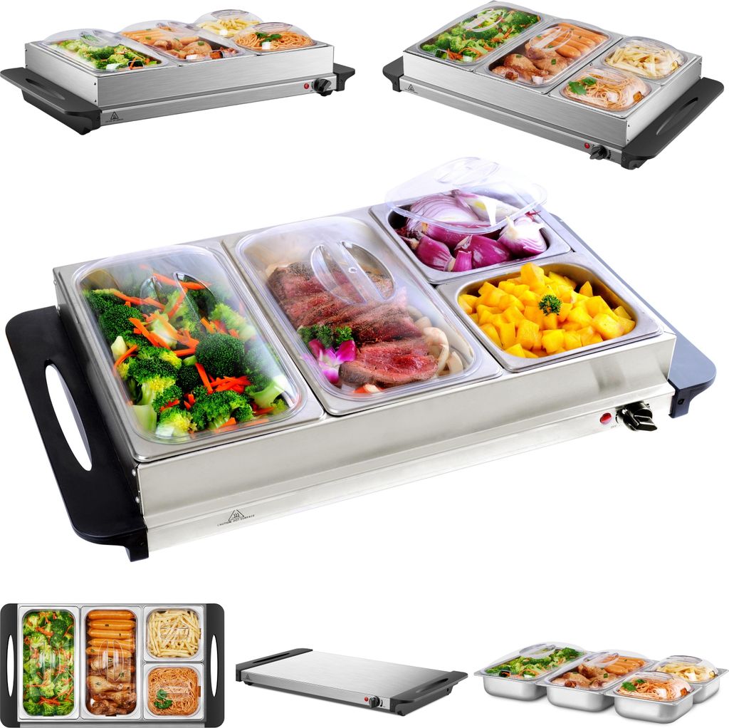 Steinborg Edelstahl Buffetwärmer Speisewärmer | 4 Produktbild 