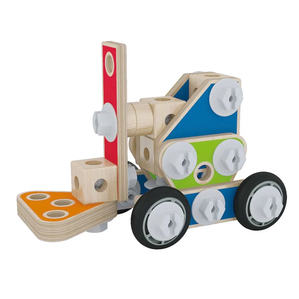 Jeu de Construction en Bois Hape Early Explorer Bauset-Groß E3081 - 6