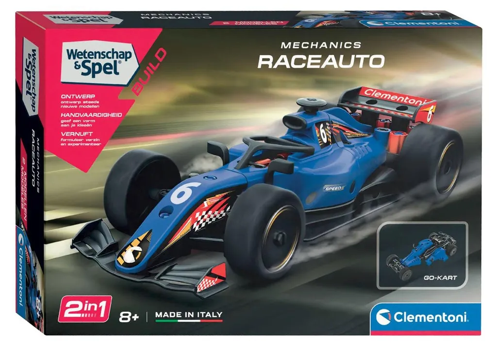 Maquette de Formule 1 Clementoni interactive avec plus de 100 pièces