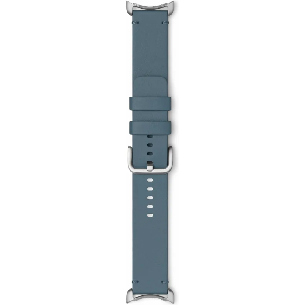 Bracelet de montre en cuir véritable large style manchette Google