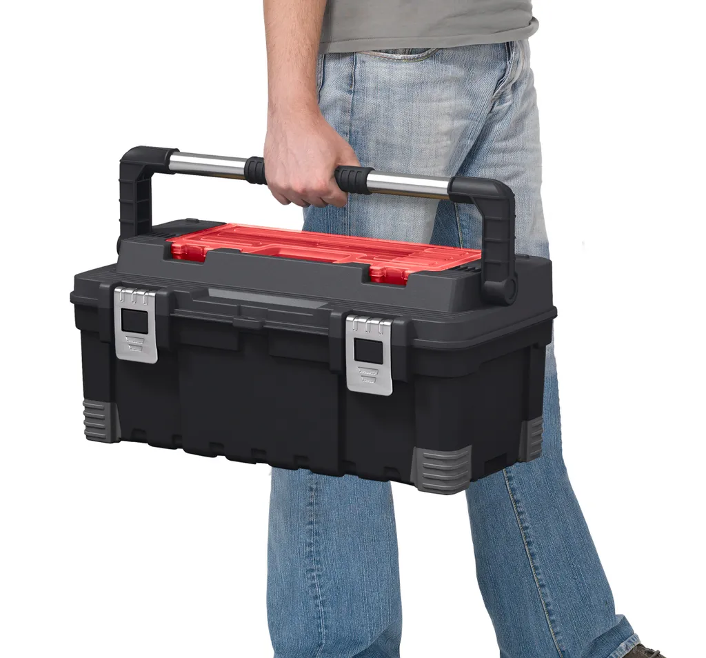 Keter 237784 Mallette d'équipement rigide Noir - Protection Pro IP65 - 2