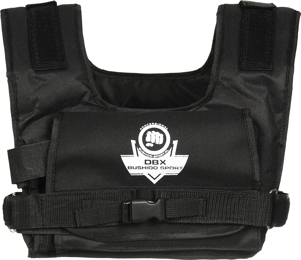 Gilet de musculation 10kg DBX BUSHIDO court avec lestage modulable