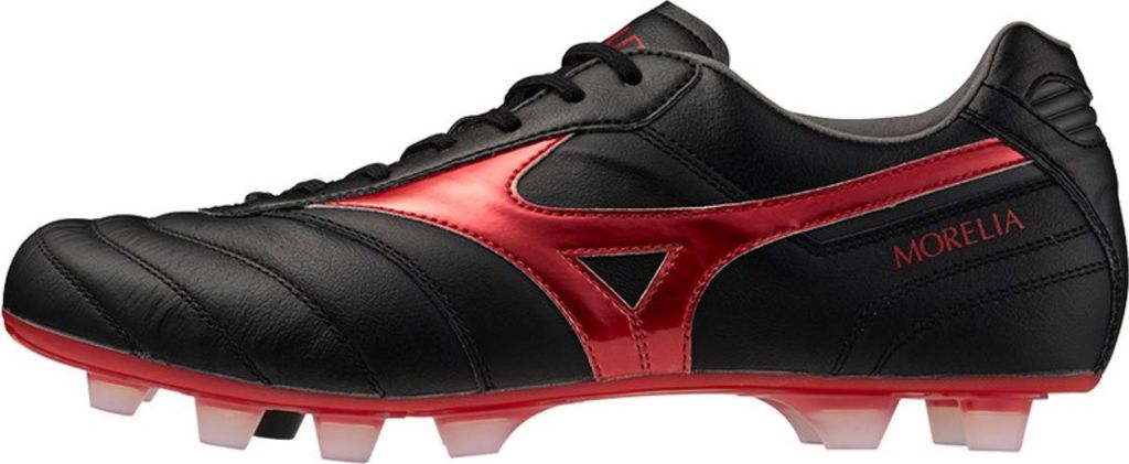 Mizuno Herren Fußballschuh Morelia II Elite FG - P1GA2504, Farbe:schwarz/rot, Herren Schuhe:42