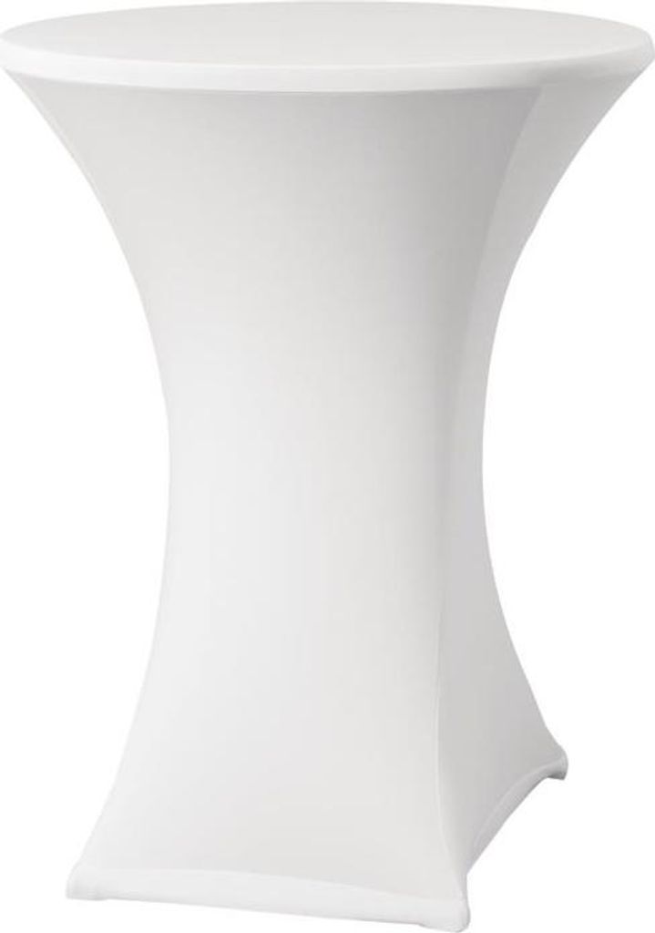 Tischhusse Für Stehtische Samba D2 Weiß 85Cm