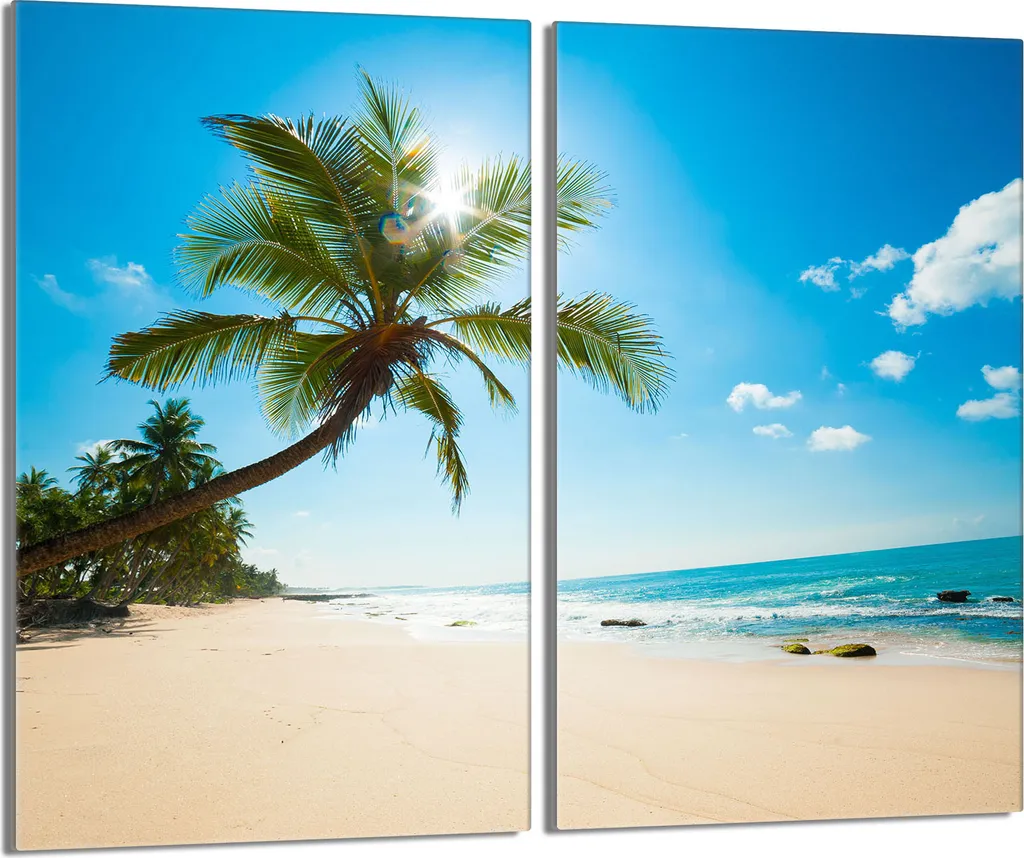 Protezione Piano Cottura Vetro 30x52 Spiaggia - Set 2 Pezzi Universale