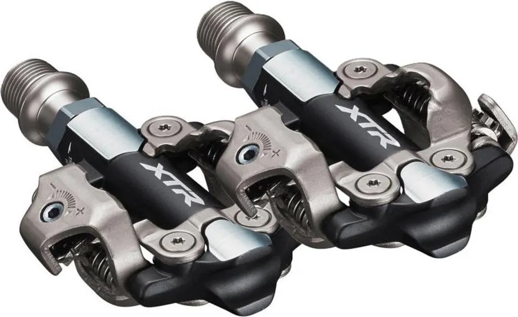 Pédales Shimano PD-M9200 XTR Argent - Adhérence et Évacuation de la Boue