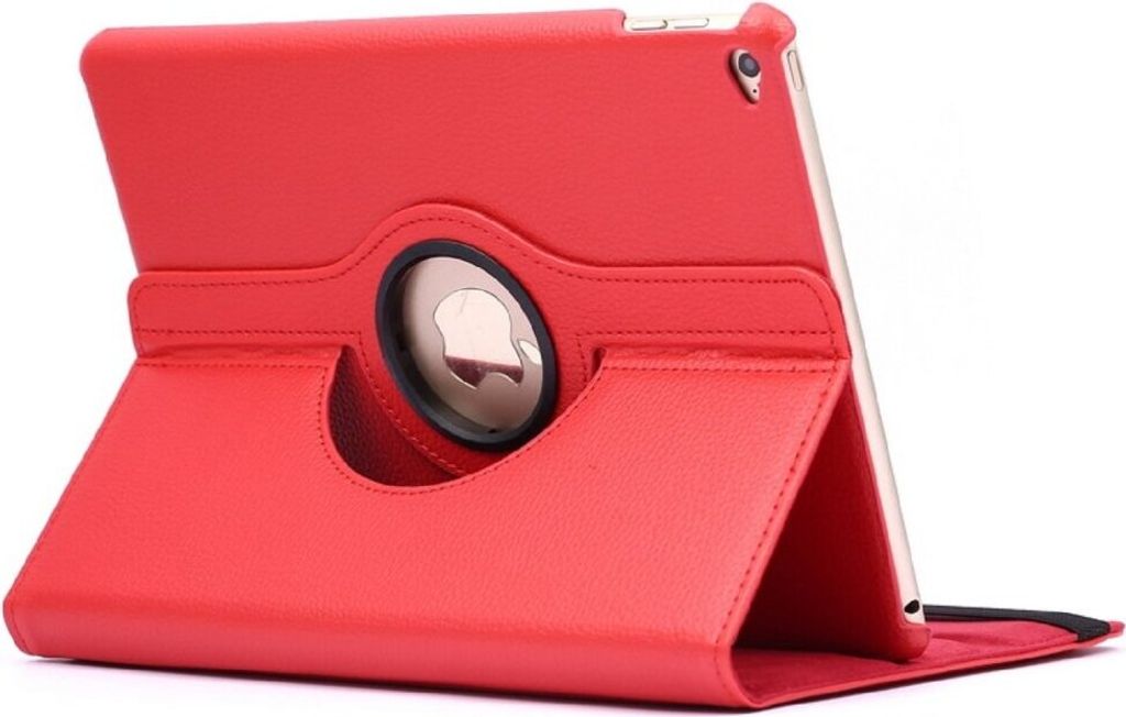 Schutzhülle für iPad 10.2 8 Gen. Tablet Hülle Schutz Tasche Case Cover Rot 360 Grad drehbar Rotation Bumper
