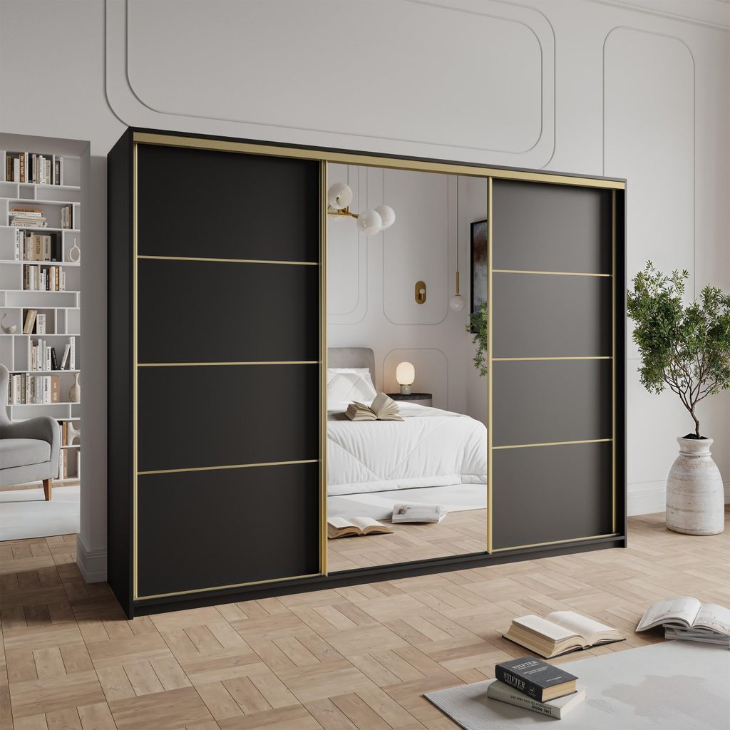 Masseno Schiebetürenschrank VARO 250/205/60 cm Produktbild 