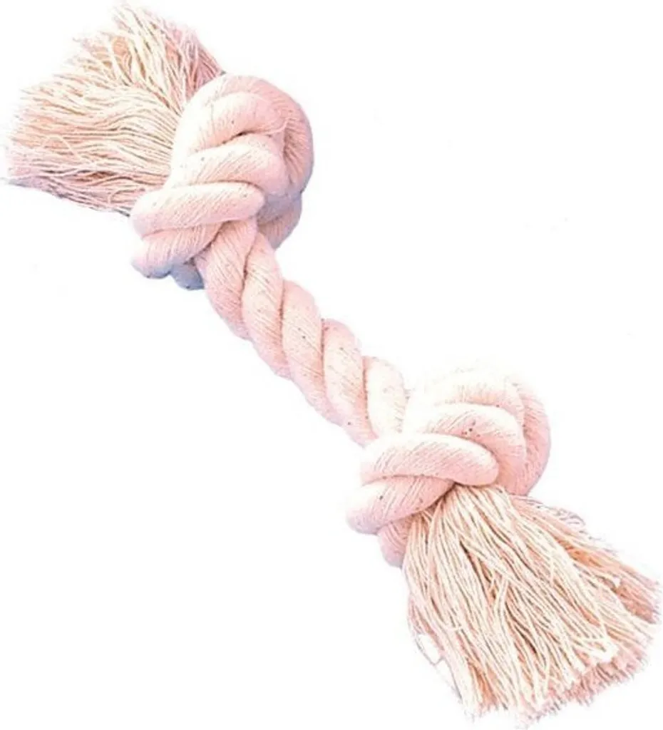 Jouet Corde Nobby 2 Noeuds Blanche 390g Haute Résistance pour Mâcheur