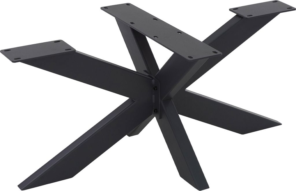 ML-Design nogi stołu rama krzyżowa Spider, 98x58x43 cm, Zdjęcie produktu 