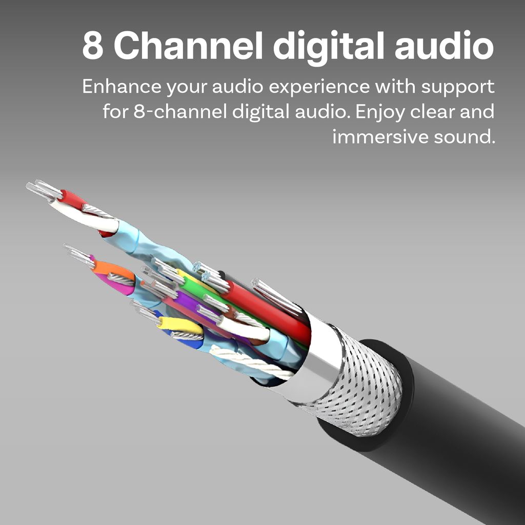MMOBIEL USB-C zu HDMI Kabel 2 m - 4K@60Hz - Thunderbolt 3 Produktbild 5