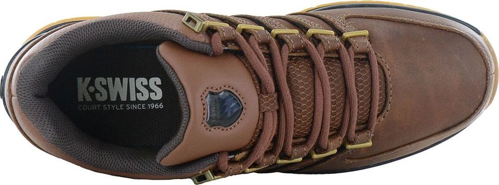 Boot K Swiss Braun Leder K-Swiss Mens Arvee Trainers – More Sports