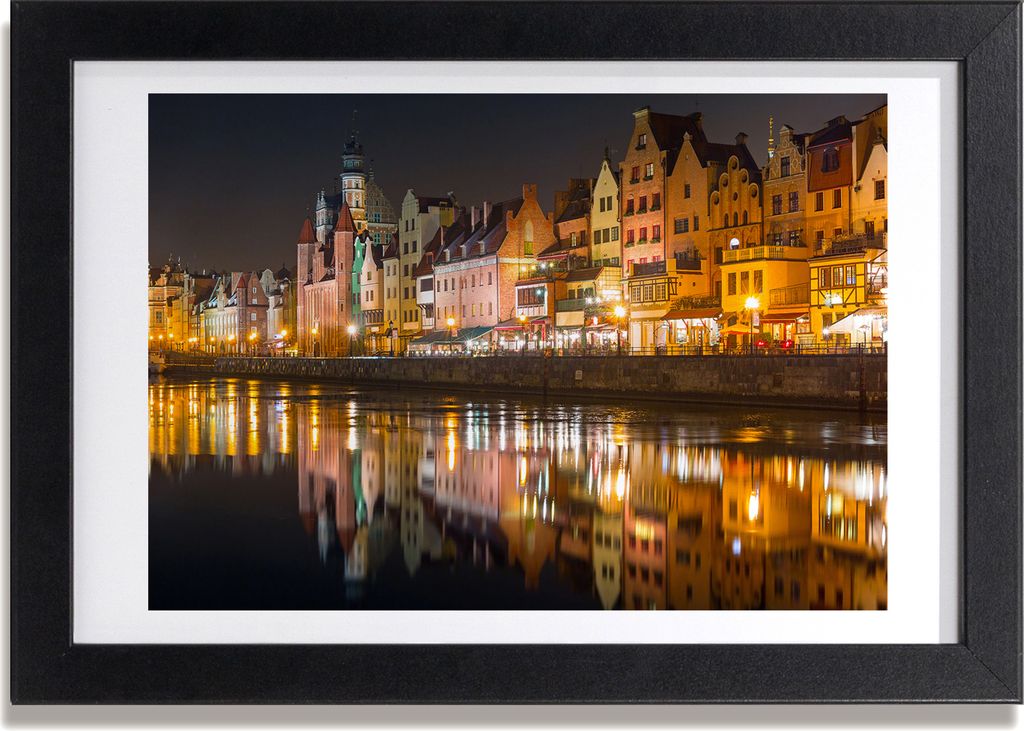 Bild 30x20 MDF-Rahmen, Wandkunst gdańsk Polen