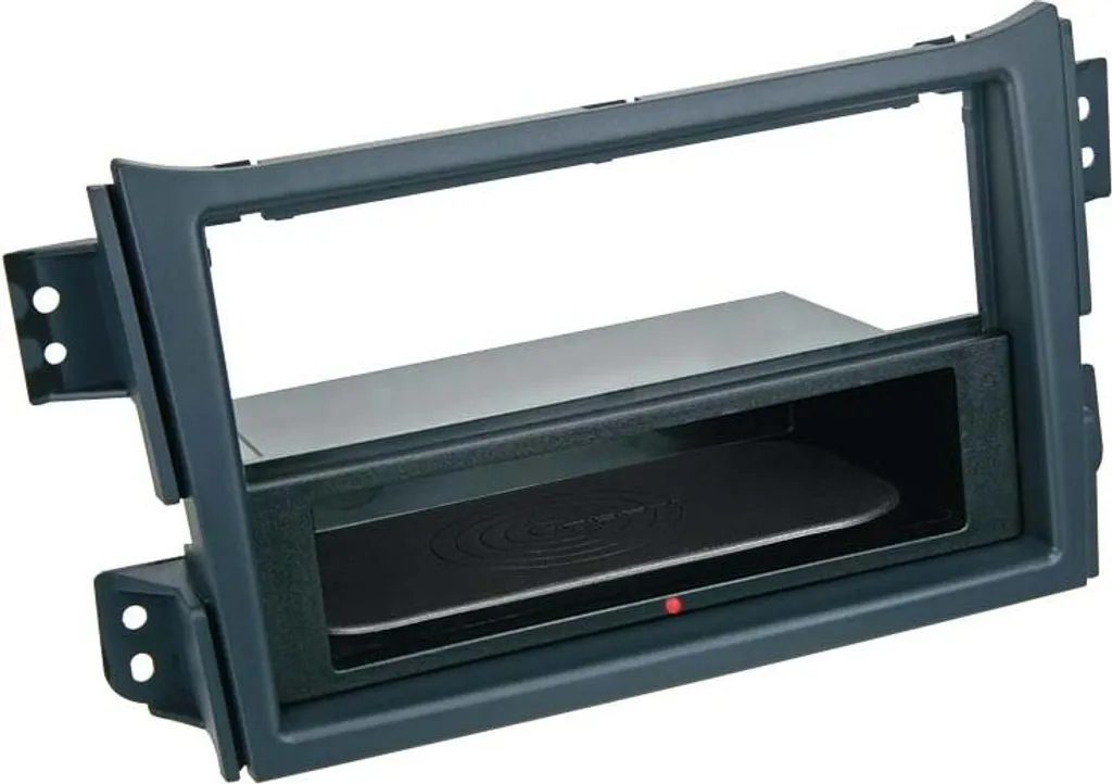 Adaptateur façade 2-DIN Inbay Suzuki Splash et Opel Agila - Noir Mat