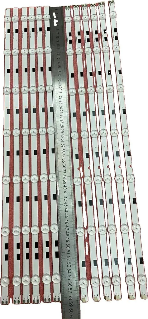 Kit de barrettes LED de remplacement pour TV - Lot de 12 pièces longue durée