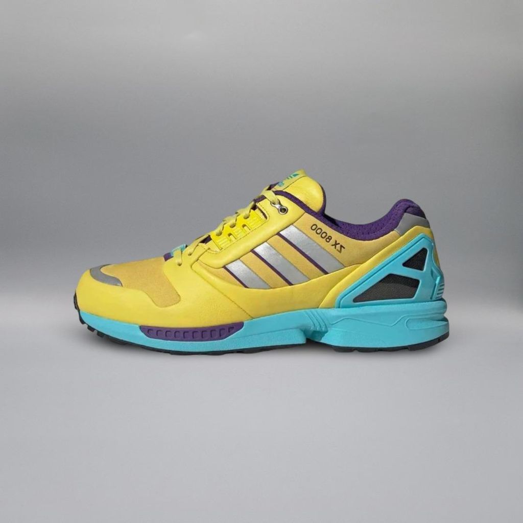 adidas ZX 8000 Consortium Yellow Blue Glow - 46 Größe: 46
