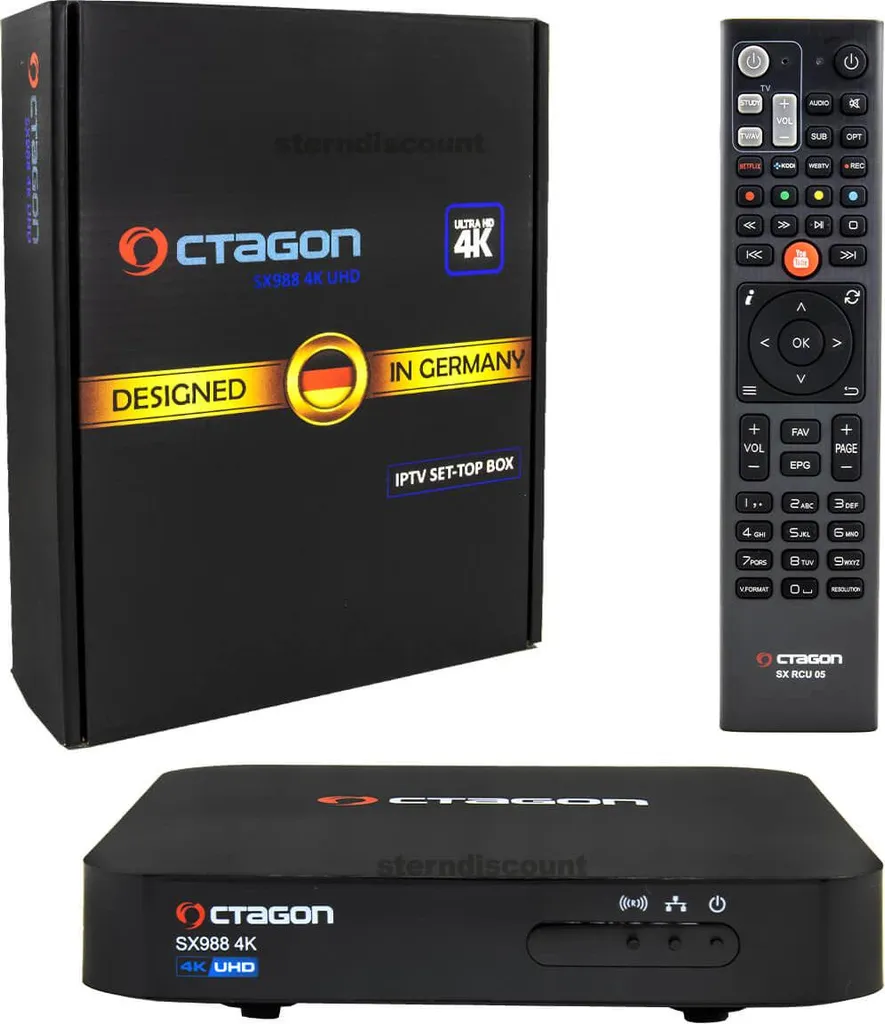 Boîtier Streaming 4K Octagon SX988 Linux Enigma2 pour IPTV et VOD - 11