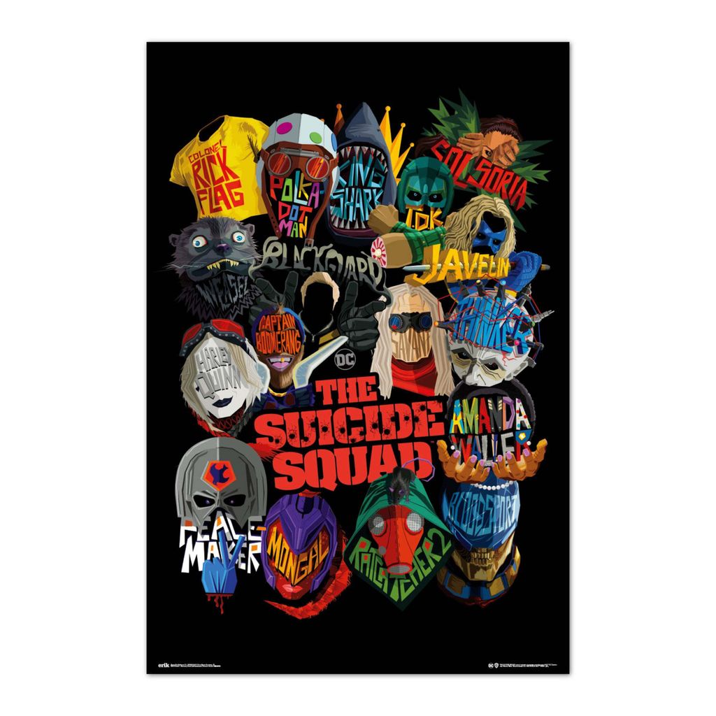 Poster dc comics suicide squad graphics