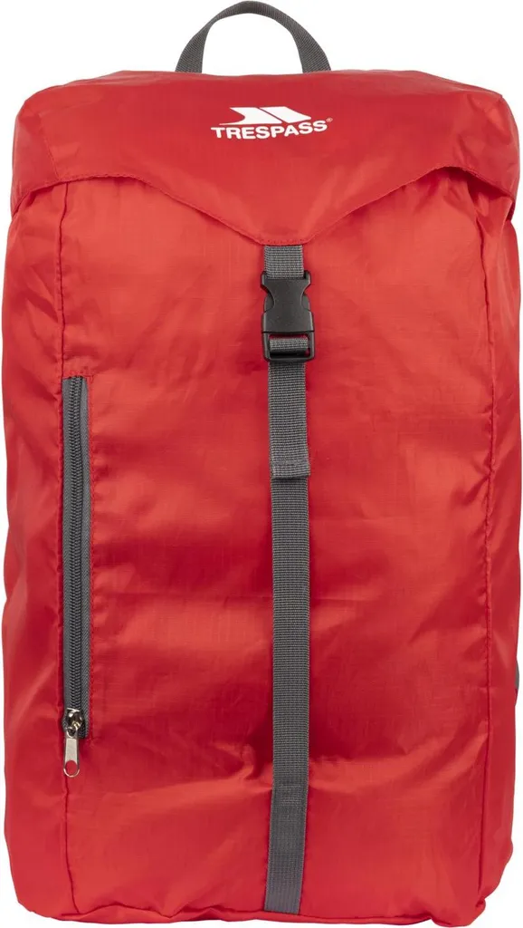 Sac à dos pliable Trespass Venoy Rouge : fini l'encombrement inutile