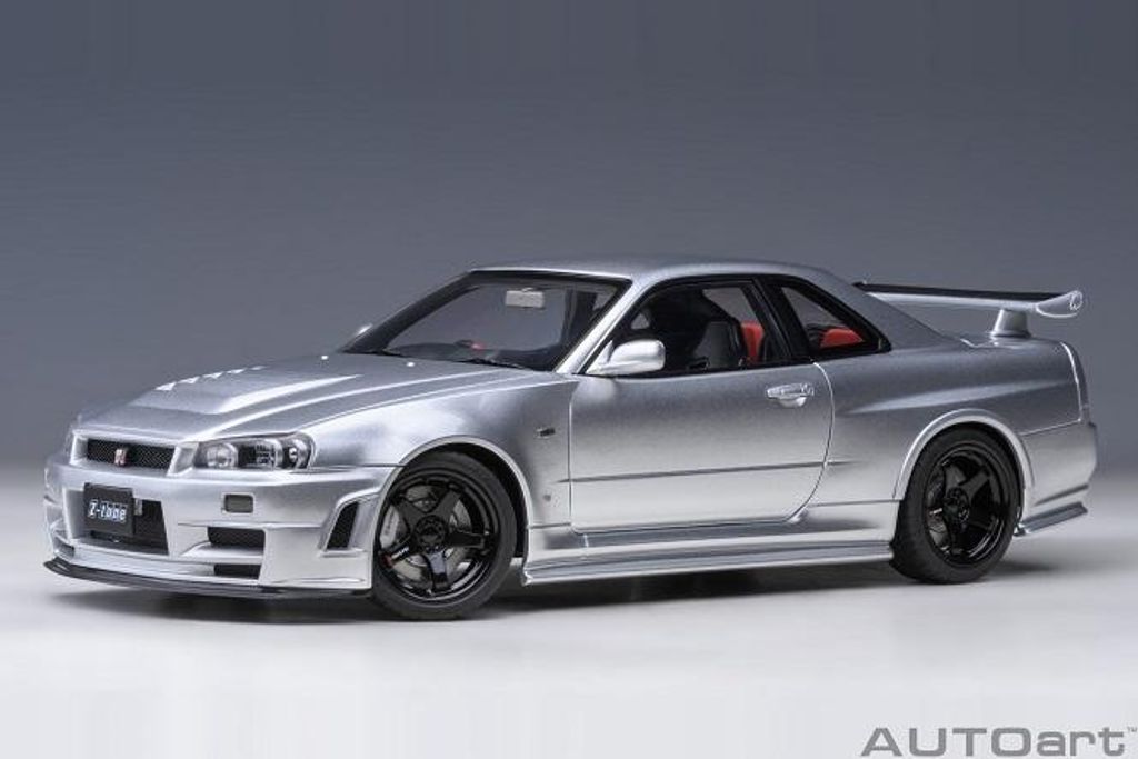 AUTOart 77461 - 1/18 Nissan Skyline GT-R (R34) Z-tune (Z-tune Silver) - Neu