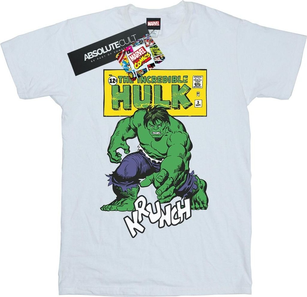 Hulk - "Krunch" T-Shirt für Herren BI1306 (L) (Weiß)