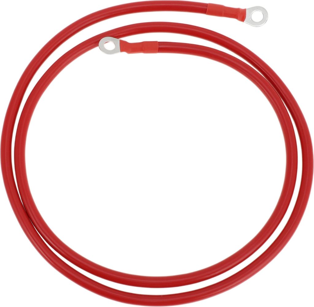 1 Stk. Batterie-Wechselrichterkabel 5 AWG Gauge 4,5FT 5/16" Lug Batteriekabel Universal für Auto Fahrzeug Boot Wohnmobil Solar verzinntes Kupfer Rot