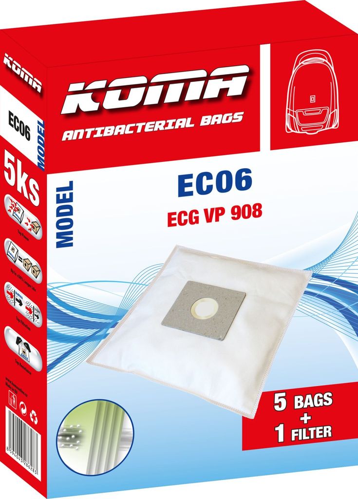 Koma 8594043286283, ECG VP 908, 5 kusov, 1 kusov Obrázok produktu 
