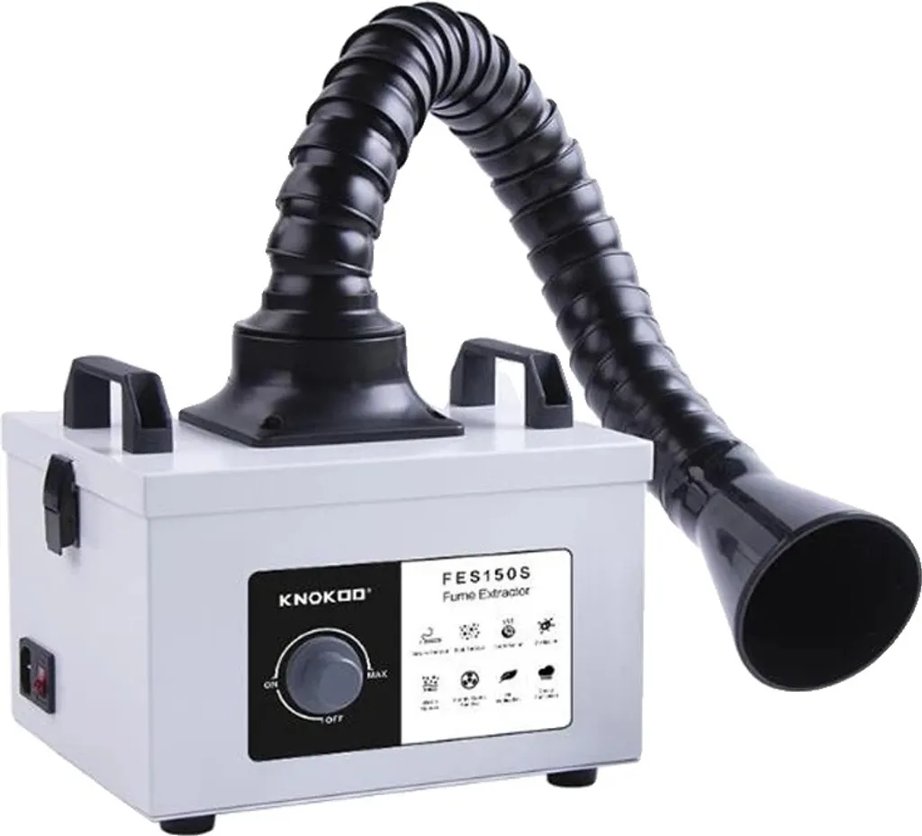 Extracteur de fumées pour soudure électronique et gravure laser CO2