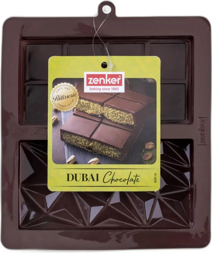 Stampo Elite per Chocolate Dubai | Design 100x70mm Silicone Premium