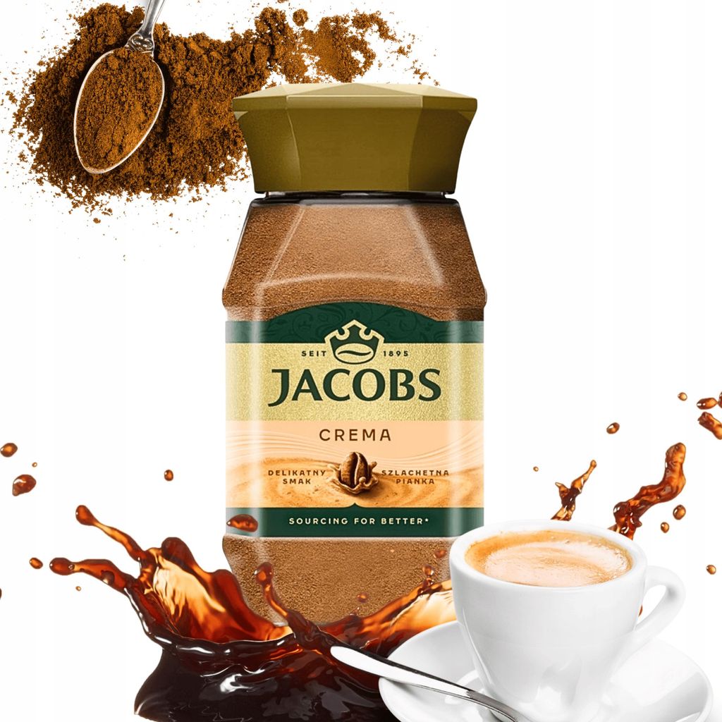 Jacobs Crema, oplosbare koffie, 100 gram Productafbeelding 