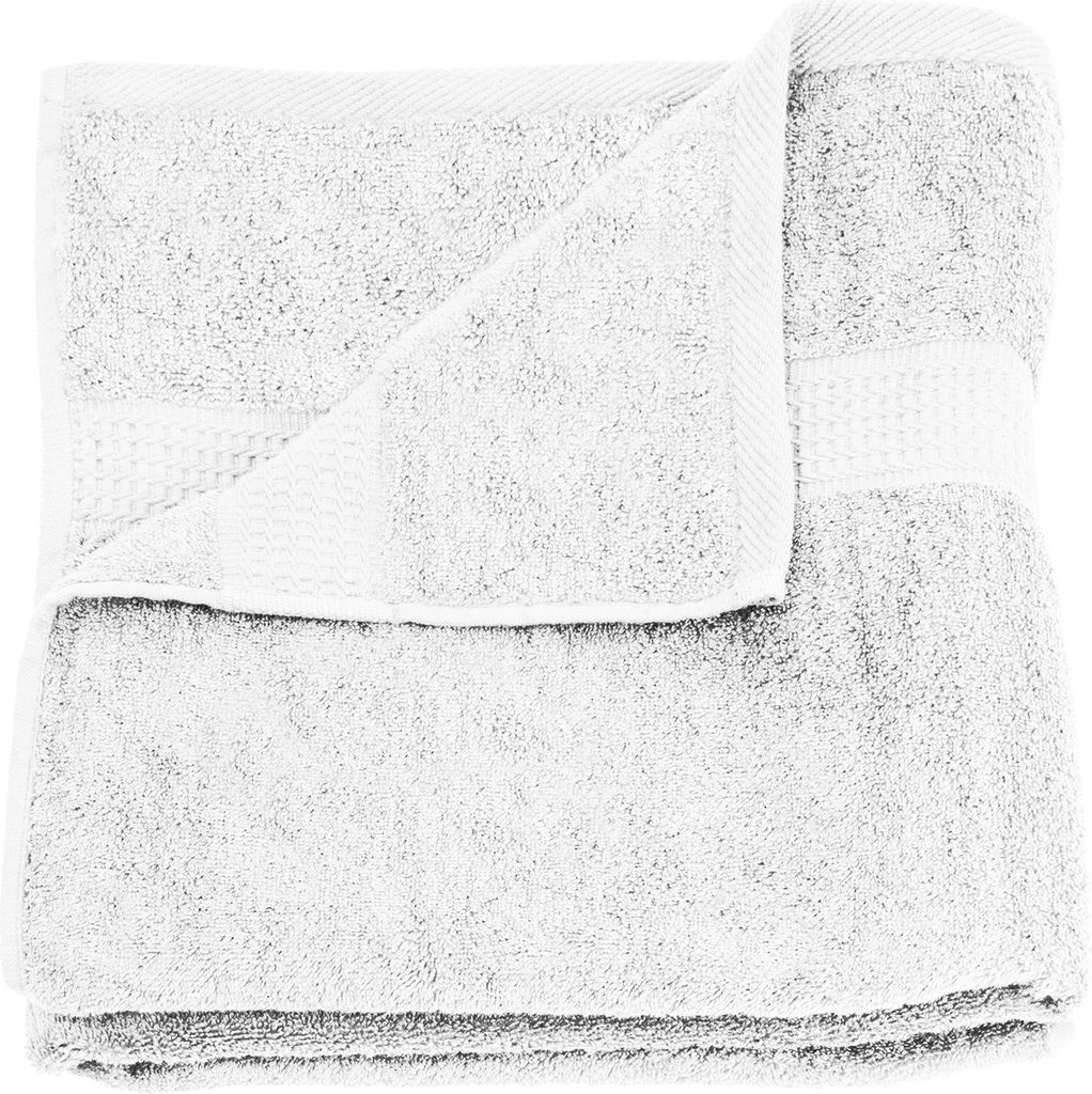 Duschtuch weiß 70x140 cm Baumwolle schnelltrocknend Frottee Frottiertuch