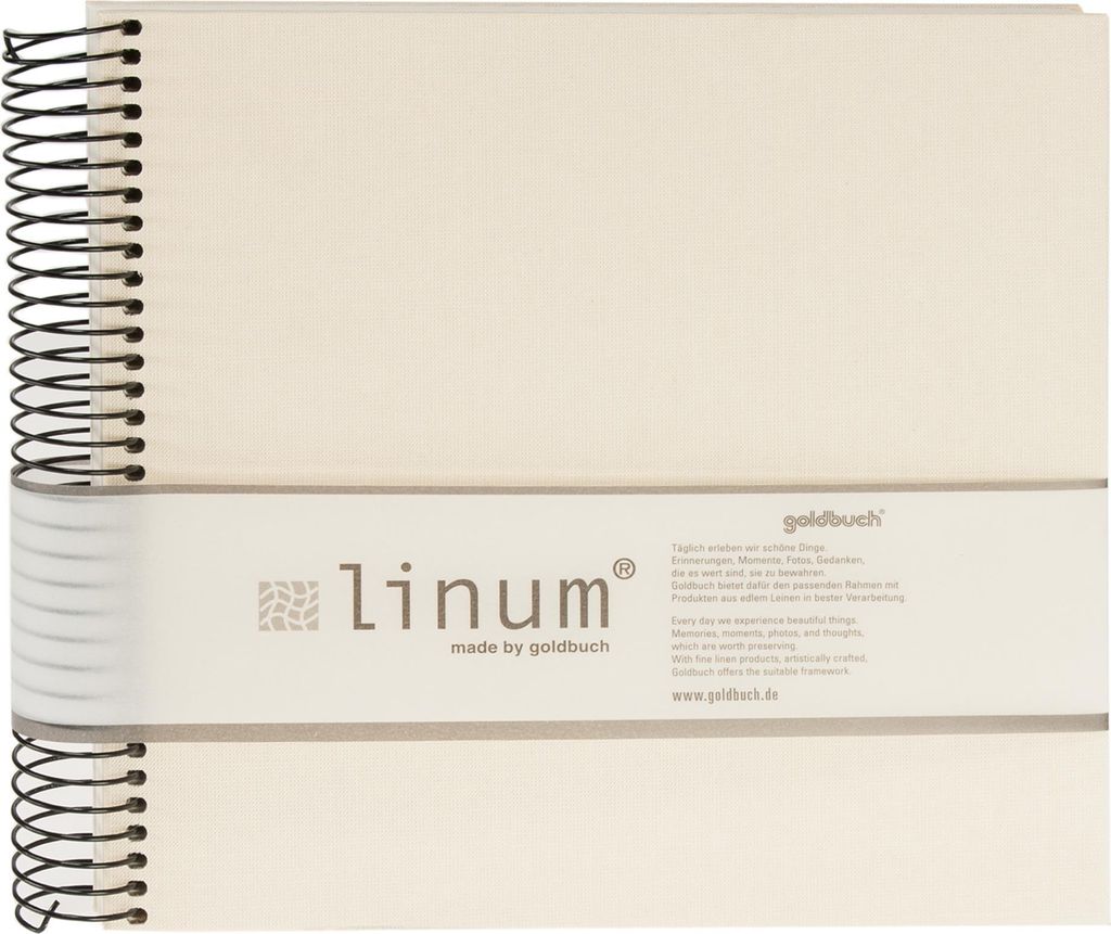 Goldbuch Spiralalbum Linum Beige