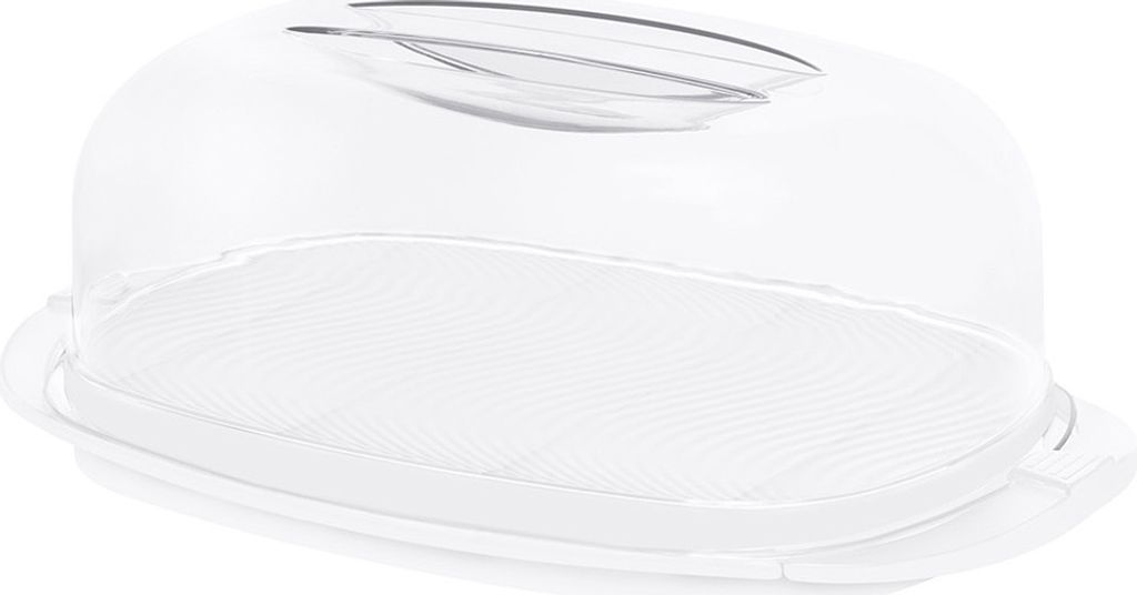 Rotho Käseglocke Fresh - Servierplatte 29,0 x 17,0 x 10,5 Produktbild 