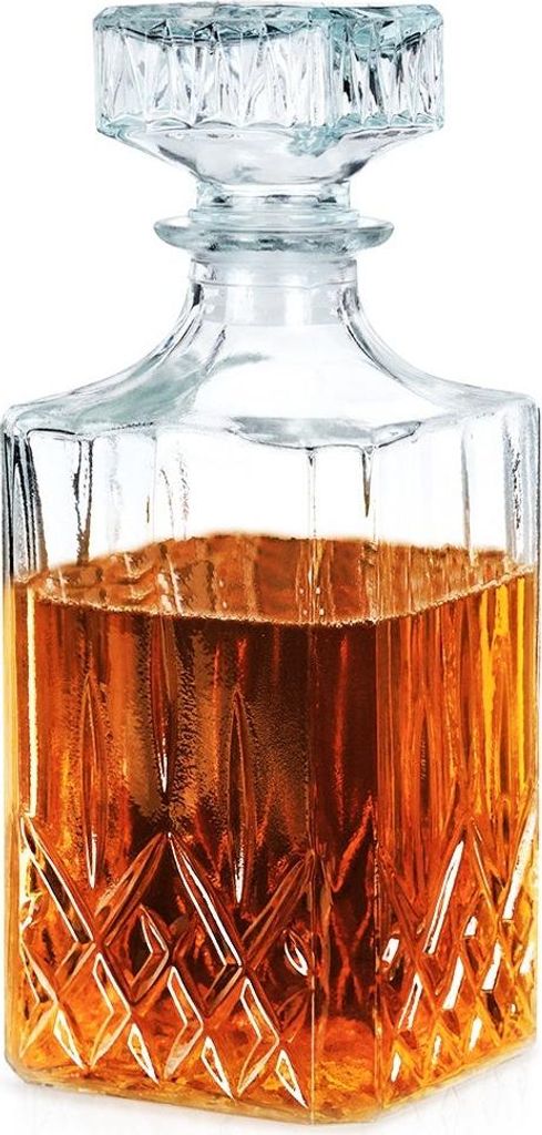 Carafe carrée avec bouchon en liège - Parfaite pour toutes Image du produit 