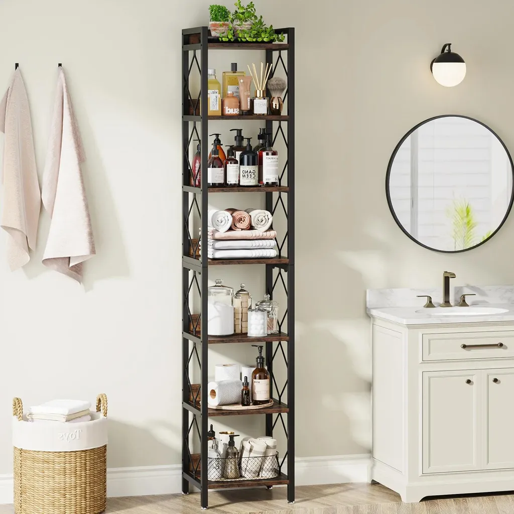 Petite bibliothèque étroite 200 cm : la solution rangement compact - 3
