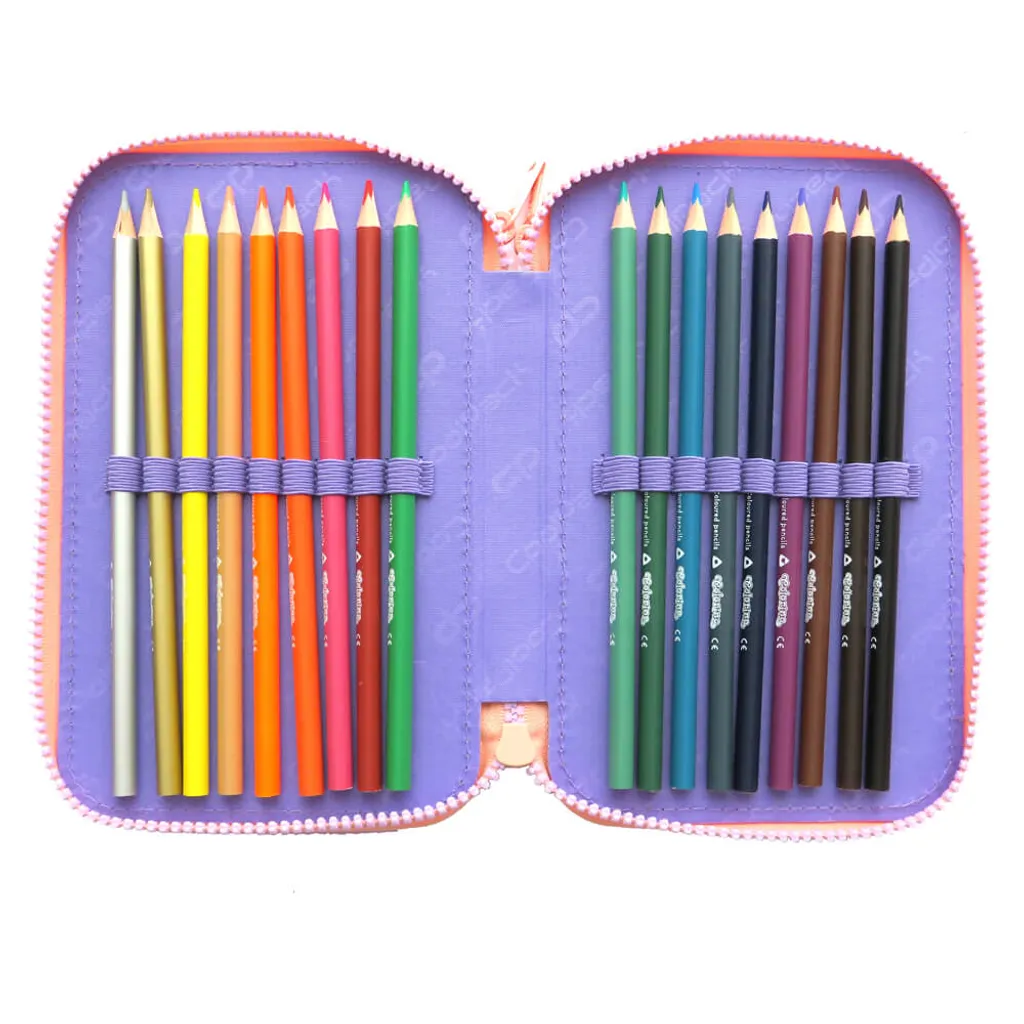 Trousse de Rentrée Coolpack Jumper 3 Triple Compartiment Gradient Berry - 7