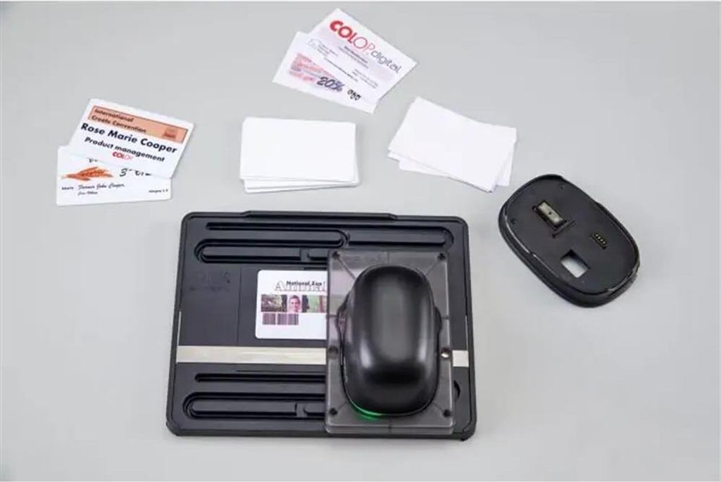 Colop e-mark Multiline Printing Tool Set Druckwerkzeug für Visitenkarten grau