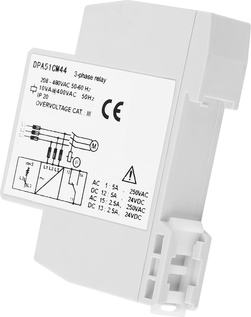 DPA51CM44 Relais de surveillance triphasé Protecteur de Image du produit 