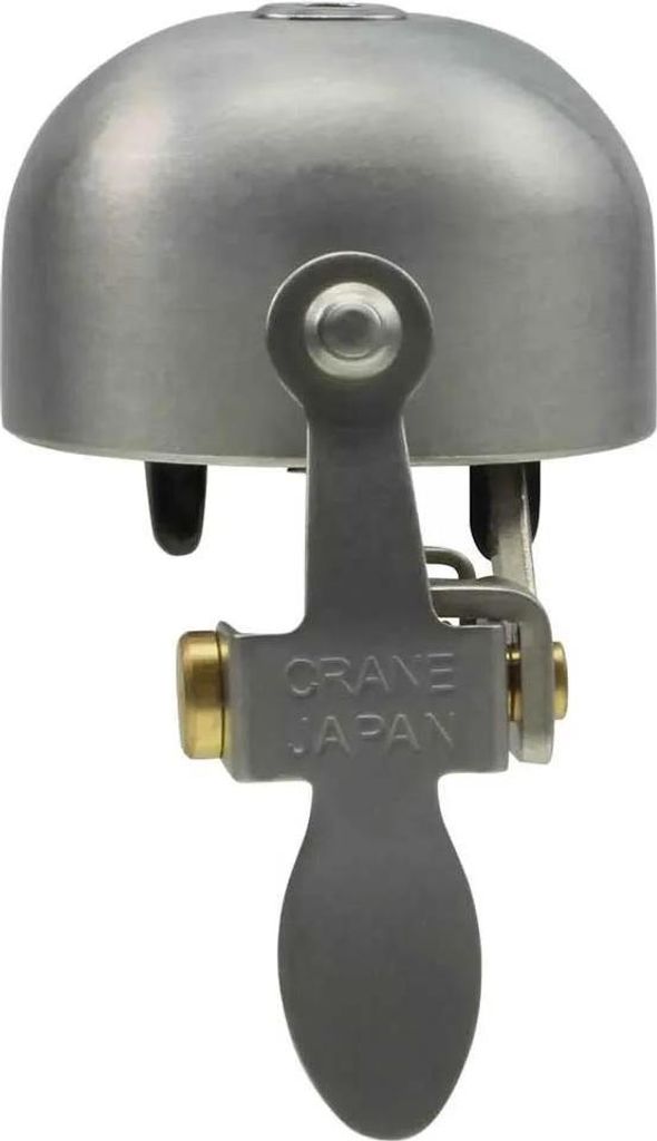 Crane Bell Co. E-NE ene Klingel Glocke Retro Design Horn Bell silber matt silver