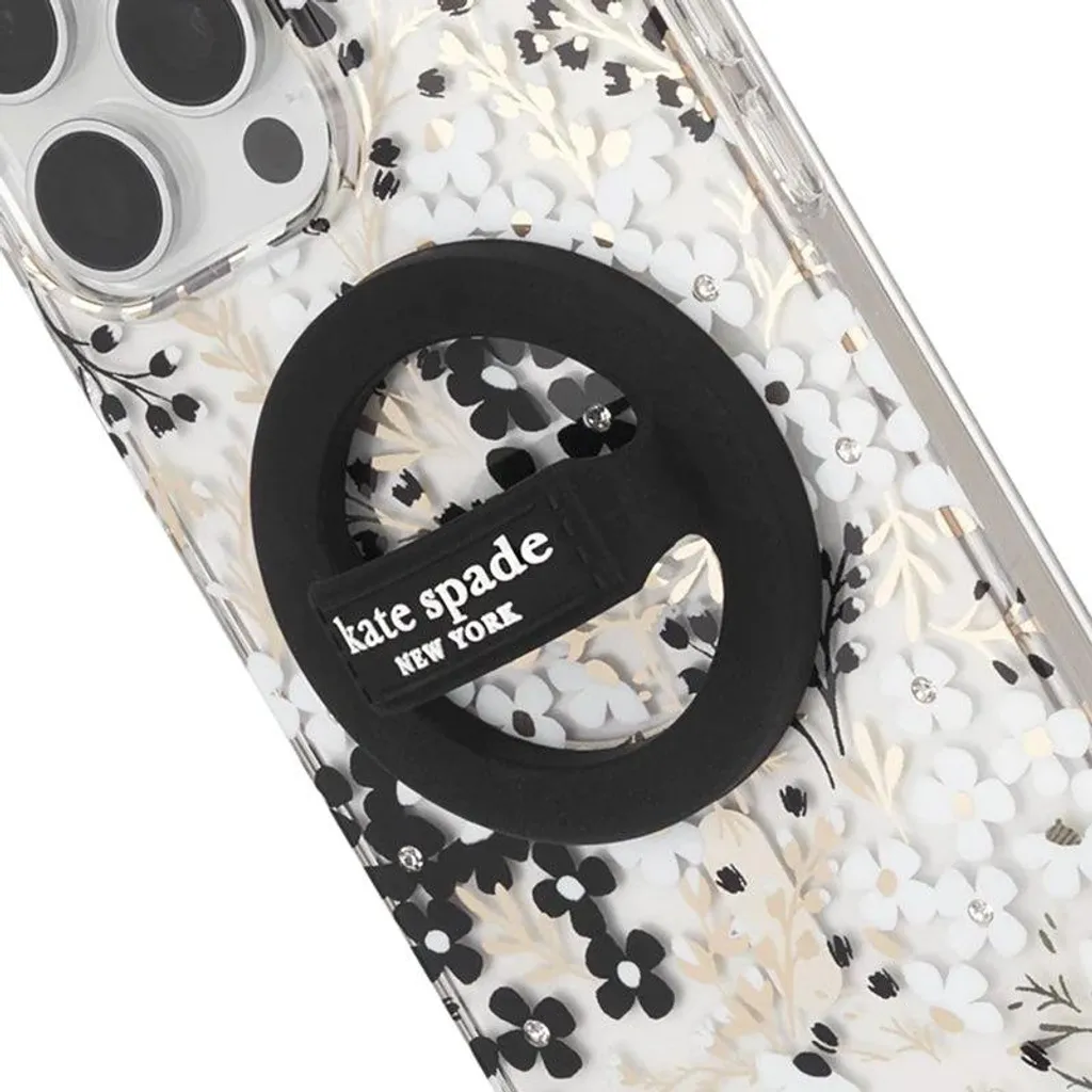 Anneau de Support MagSafe Kate Spade - Support Téléphone Magnétique Noir