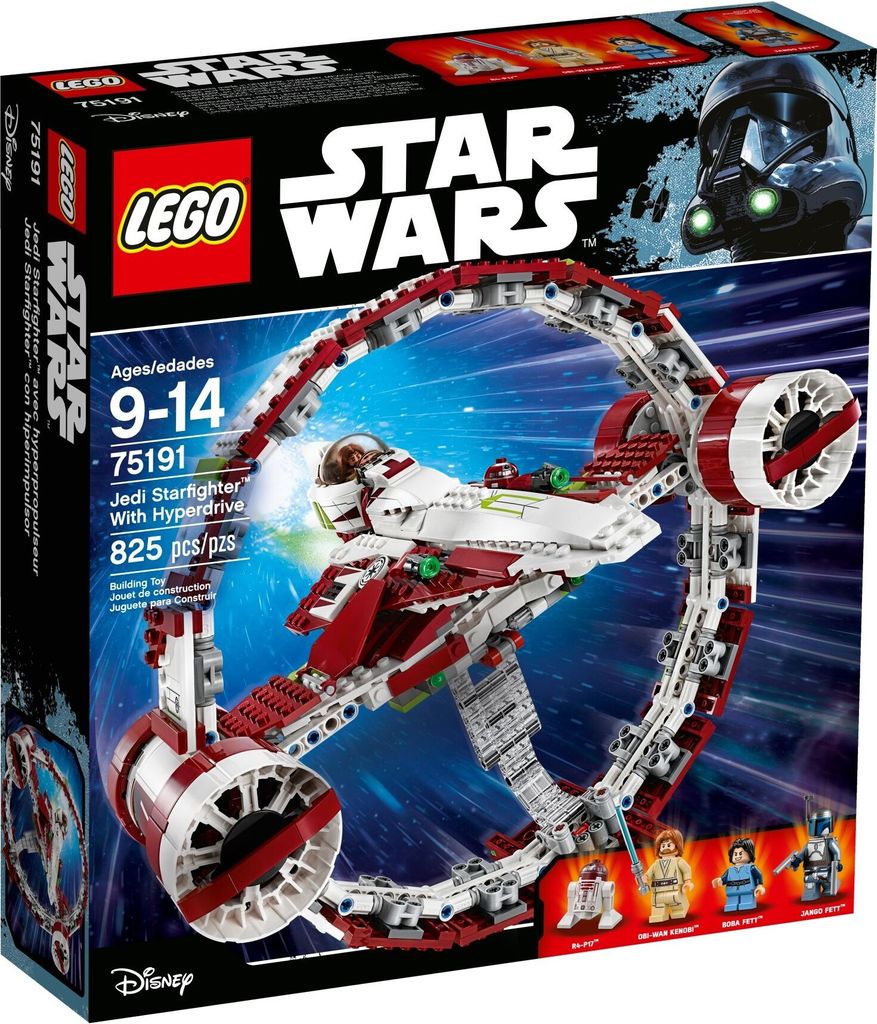 LEGO® Star Wars 75191 Jedi-Fighter mit Hyperdrive Produktbild 