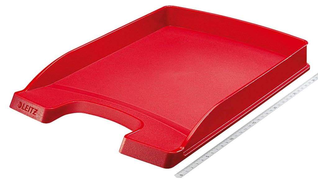 LEITZ 5237 Briefkorb Flach Plus A4 extra flach Polystrol Produktbild 