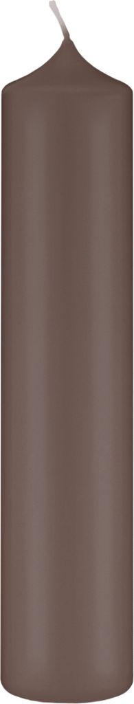Altarkerzen, Kaminkerzen Mocca 250 x Ø 100 mm, 4 Stück, Kerzen mit Dornbohrung in RAL Kerzengüte Qualität