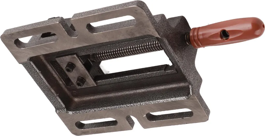 Fixation sécurisée pour perceuse d'établi étau 100 mm noir pro