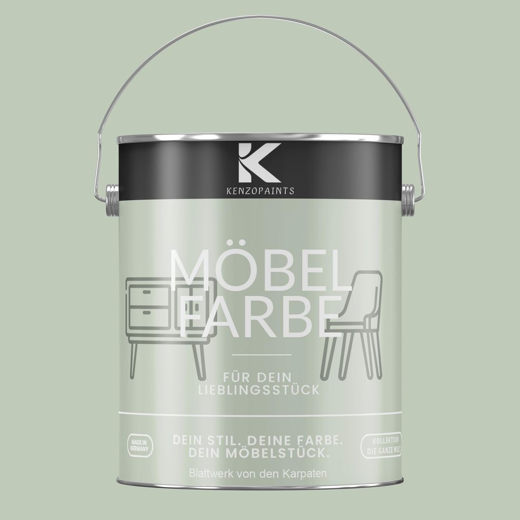 Kenzopaints 2,5Liter Möbelfarbe Möbellack - Blattwerk von den Karpaten